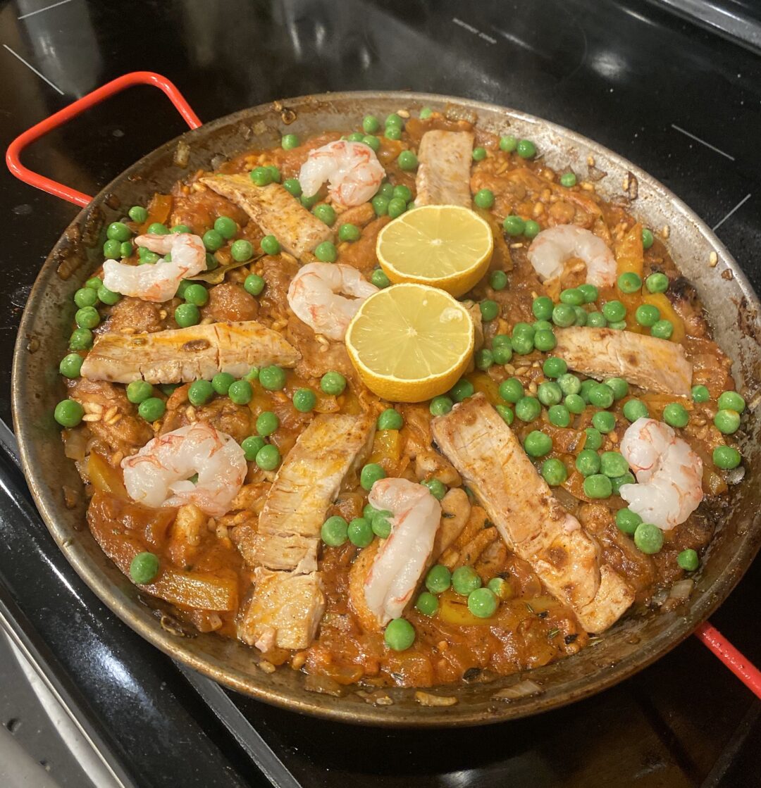 Stovetop paella Cultivating the Dream